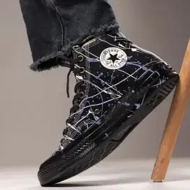 [Buy 1 Get 1 BONUS] Sepatu Converse Chuck 70 Splatter Black