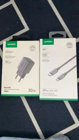 Ugreen 30W Charger for IPhone type C to lighting Fast Charging