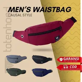 Tas Waist Bag Pria Premium Totenhood Bahan Cordura