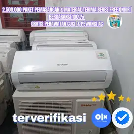 AC SHARP 1/2 PK LOWWAT HEMAT LISTRIK AC 3/4 PK . AC 1 PK PASANG AC DLL