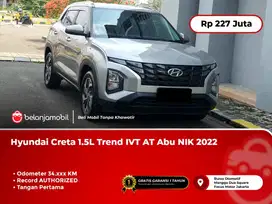 [ TANGAN PERTAMA ] Hyundai Creta 1.5L Trend IVT AT Abu NIK 2022/2023