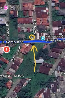 Tanah SUDUT Jl.Sempurna.Setia Budi.Medan.TURUN HARGA 490JT