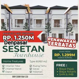Jual Rumah Tingkat 3 kamar Sesetan Pedungan Denpasar Bali