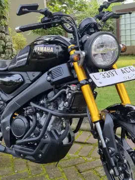 Yamaha XSR 155 VVA Black Matte th 2024 Modif Ganteng Koko Motor