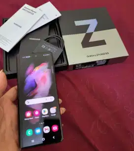 SAMSUNG ZFOLD 3 12/256 ORIGINAL SEIN FULLSET MULUS ( PHANTOM BLACK)