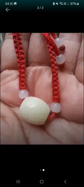 Gelang giok pink n yellow