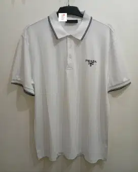 PRADA WHITE POLO SHIRT