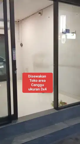 Disewakan toko area Canggu yg ramai