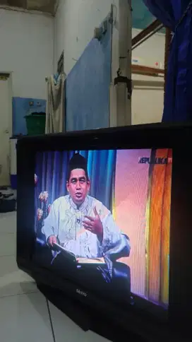 TV Sanyo 29 inch semi flat + STB
