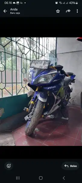 Dijual yamaha R15 mulus jarang pakai