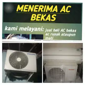 Terima ac bekas rusak
