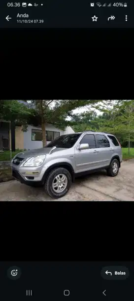 Dinjual mau pindah mobil honda crv 2003 jarang pakai km 127 ribuan