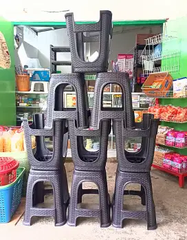 Bangku kursi baso plastik kuat murah