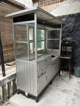 Jual Gerobak Alumunium Besar Ex Mie Ayam