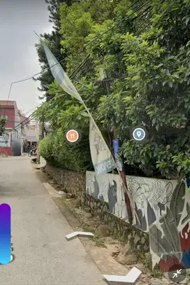 lahan kos,jalan utama Kutek UI,cocok tuk kos,langka