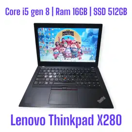 Lenovo Thinkpad X280 | Core i5 gen 8 | Ram 16GB | SSD 512GB