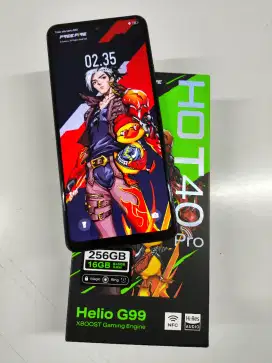 INFINIX HOT 40 PRO RAM 8/256GB FULSET ORI