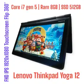 Lenovo Thinkpad Yoga 12 | Core i7 gen 5 | Ram 8GB | SSD 512GB | FHD