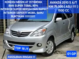 Very Low Km Toyota Avanza 2010 S at automatic model 2009 G 2011