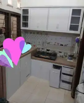Kitchen set bahan aluminium acp anti ryap anti kropos kuat api