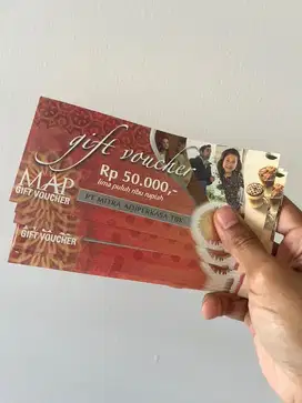Voucher MAP Gift Card Rp 50.000,-