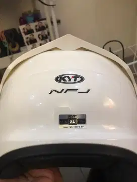 HELM KYT NFJ PUTIH