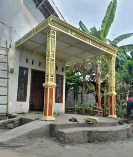 Kanopi teras + plavon GRC