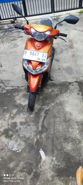 Mio 2Cylinder
Bak CVT Nuvo Carbon
Stnk&Bpkb lengkap
Pajak hidup baru