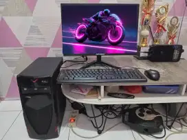 PC GAMING DESIGN + LCD + RAM 8 GB + HD 500 GB + GAMES FILM APP