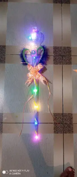 Lampion mika karakter motif love