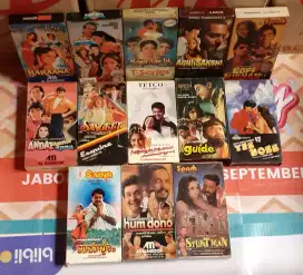 KASET VIDEO VHS FILM HINDUSTAN (13 Pcs)