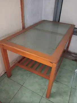 Meja Tamu Kayu Jati
