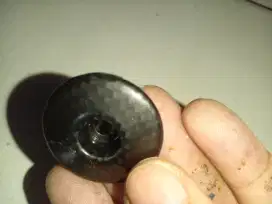 Top cap carbon matte tutup atas stem