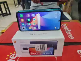 Redmi note 9 Pro ram 8 /128 gb mulus no minus lengkap
