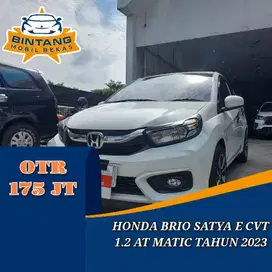 HONDA NEW BRIO SATYA E CVT 1.2 AT AUTOMATIC 1200 CC BENSIN TAHUN 2023