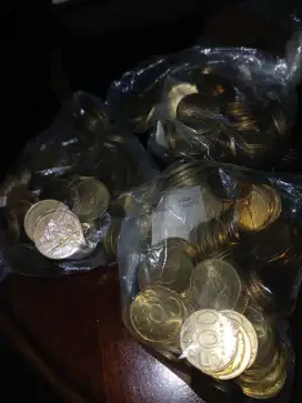 Koin 500 melati stock ratusan biji