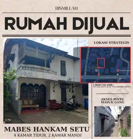 Rumah Dijual : Mabes Hankam, Setu, Cipayung