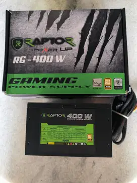POWER SUPPLY GAMING PSU RAPTOR RG-400W GOLD PLUS