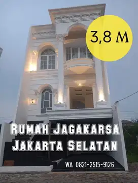 DIJUAL Rumah Baru Siap Huni 3-lantai di Jagakarsa, Jakarta Selatan