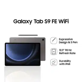 DI JUAL TAB SAMSUNG S9 FE WIFI ONLY MASIH GARANSI