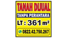 Dijual tanah tanpa perantara