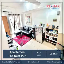 DIJUAL MURAH HARGA RUGI APARTEMEN THE NEST PURI 2BR DOUBLE VIEW