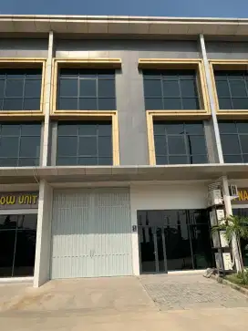 Disewakan Gudang 3 Lantai Jl. Raya Kota Bumi Tangerang Tipe 9x33