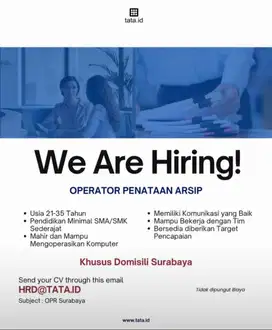 Operator Penataan Arsip