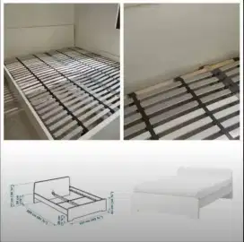 Jual murah dipan ikea size 160x200 kondis masih bagus,harga 3,3jt nego
