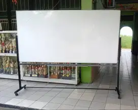 SAKANA Papan Whiteboard Magnetic 120 x 240 + Stand Single Face