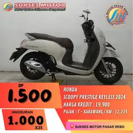 HONDA SCOOPY PRESTIGE TAHUN 2024 GRATIS KIRIM SEJABODETABEK,SIAP PAKAI