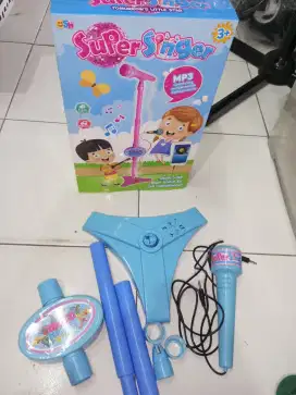 Mainan Anak Mic Standing Baterai