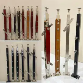 TIANG RAILING KACA