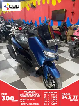 ( DP 300 Ribu ) Nmax Connected 2021 KTP Daerah & Rumah Sewa Bisa
